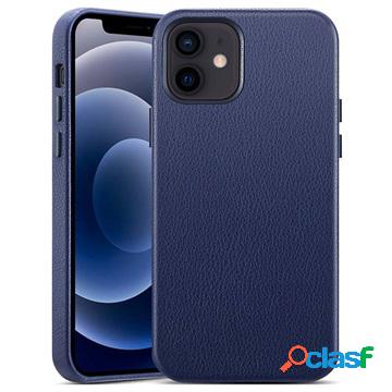 Custodia ESR Metro Premium in Pelle per iPhone 12 Mini - Blu