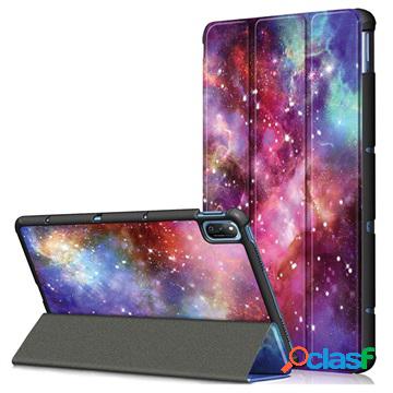 Custodia Folio Tri-Fold per Honor Tablet V7 - Galassia