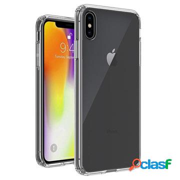 Custodia Ibrida Antigraffio per iPhone XS Max - Trasparente