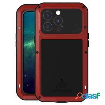 Custodia Ibrida Love Mei Powerful per iPhone 13 Pro - Rossa