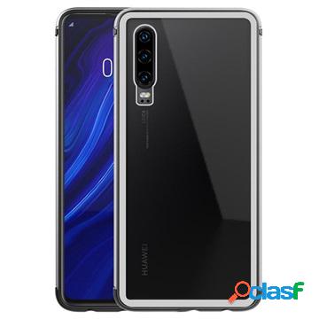 Custodia Ibrida Love Mei Shadow per Huawei P30 - Argento /
