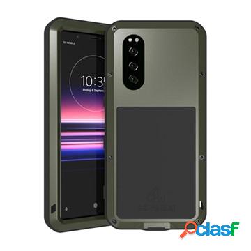 Custodia Ibrida Sony Xperia 5 Love Mei Powerful - Verde