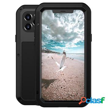 Custodia Ibrida iPhone 12/12 Pro Love Mei Powerful - Nera