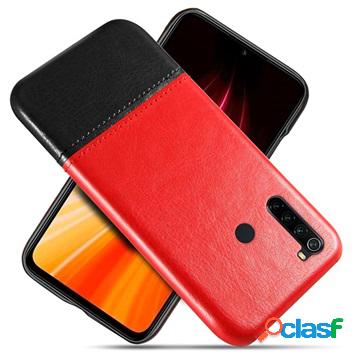 Custodia KSQ Bi-Color Series per Xiaomi Redmi Note 8 - Rosso