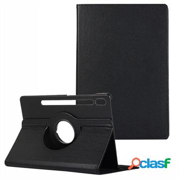 Custodia Ruotabile 360 per Samsung Galaxy Tab S7 FE - Nera