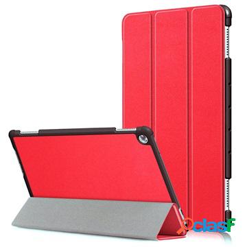 Custodia Smart Tri-Fold per Huawei MediaPad M5 Lite - Rossa