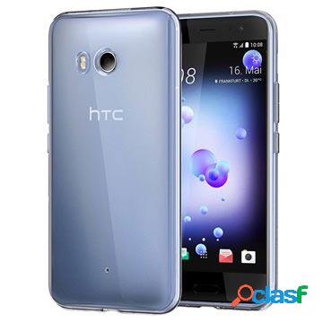 Custodia Ultra Sottile in Silicone per HTC U11 - Trasparente