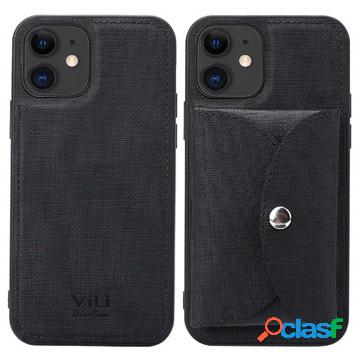Custodia Vili T con Portafoglio Magnetico per iPhone 12 Mini