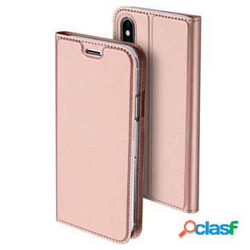 Custodia a Flip Dux Ducis Skin Pro Series per iPhone X /