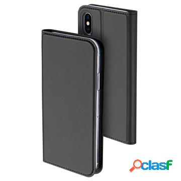 Custodia a Flip Dux Ducis Skin Pro Series per iPhone X /