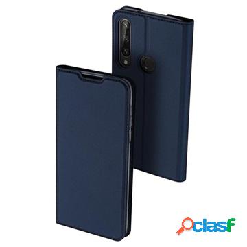 Custodia a Flip Dux Ducis Skin Pro per Huawei Y6p - Blu