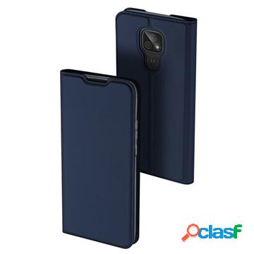 Custodia a Flip Dux Ducis Skin Pro per Motorola Moto E7 -