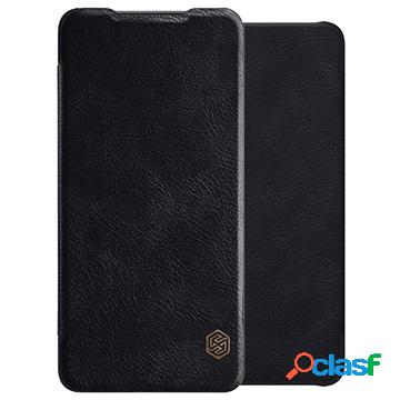 Custodia a Flip Nillkin Qin per Huawei P30 - Nera