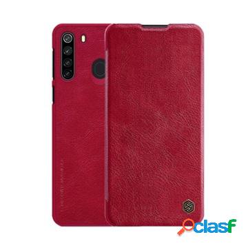 Custodia a Flip Nillkin Qin per Samsung Galaxy A21 - Rosso