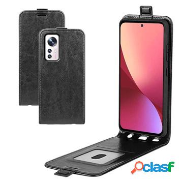 Custodia a Flip Verticale con Slot per Schede per Xiaomi