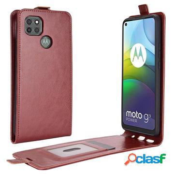 Custodia a Flip Verticale per Motorola Moto G9 Power -