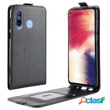 Custodia a Flip Verticale per Samsung Galaxy A8s - Nera