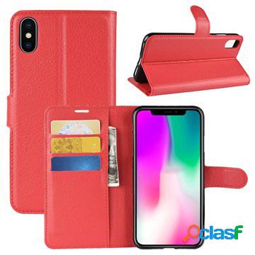 Custodia a Portafoglio con Chiusura Magnetica per iPhone XR