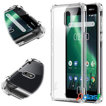 Custodia in TPU Imak Anti-scratch per Nokia 2 - Trasparente