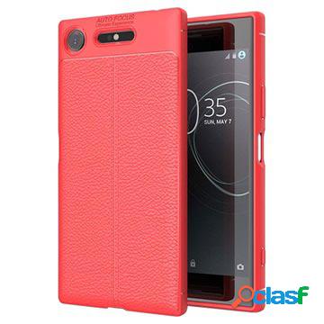 Custodia in TPU Slim-Fit Premium per Sony Xperia XZ1 - Rossa