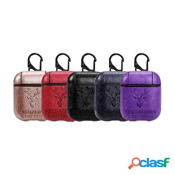 Custodia protettiva in pelle PU portatile Auricolare Bakeey