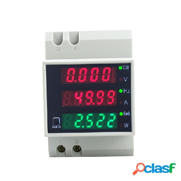 D52-2058 Wattmetro Din Rail Volt Misuratore di corrente