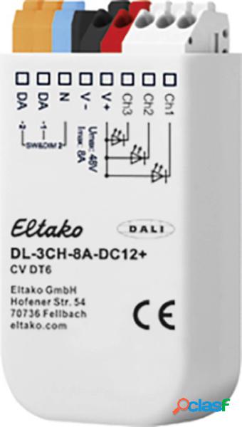 DL-3CH-8A-DC12+ Eltako Dimmer LED 3 canali Ad incasso, Da