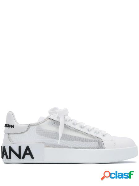 DOLCE E GABBANA SNEAKERS DONNA CK1544AJ39989697 PELLE BIANCO