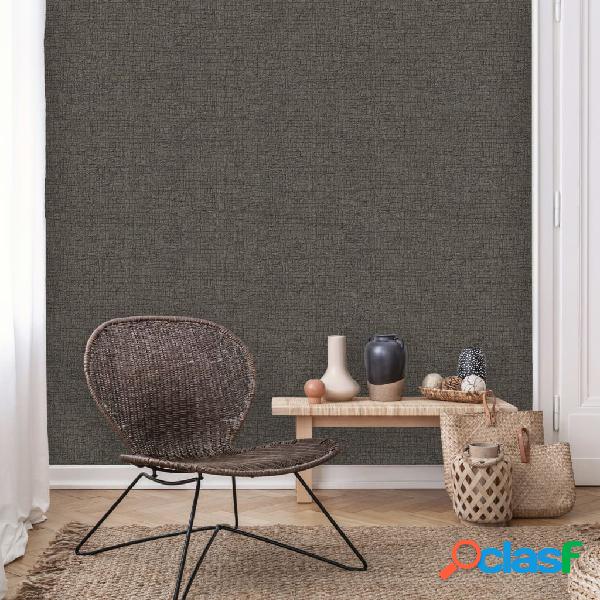 DUTCH WALLCOVERINGS Carta da Parati Design a Trama Nera