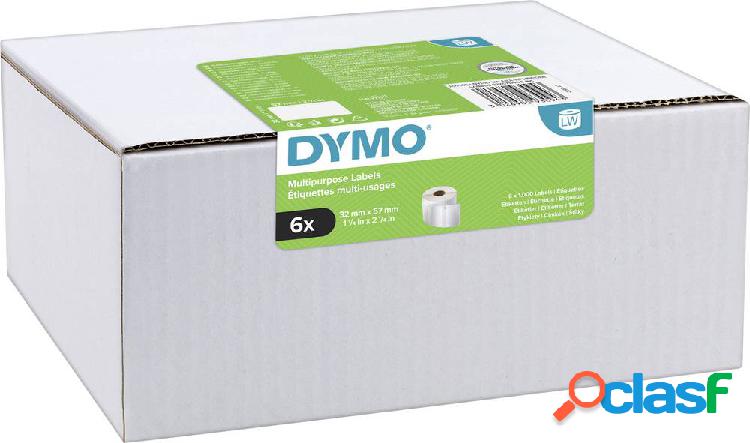 DYMO 2093094 Rotolo di etichette 57 x 32 mm Carta Bianco