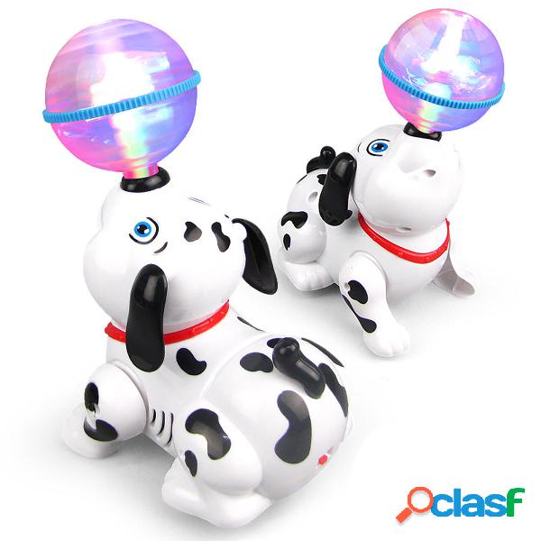 Danza elettronica cane cucciolo proiezione discoteca luci
