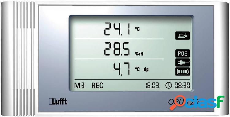 Data logger multifunzione Lufft 8120.01 Misura: Temperatura,