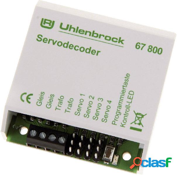Decoder per servo Uhlenbrock 67800 Modulo, senza cavo, senza
