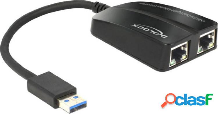 Delock 62583 Adattatore di rete 1 GBit/s USB 3.2 Gen 1 (USB