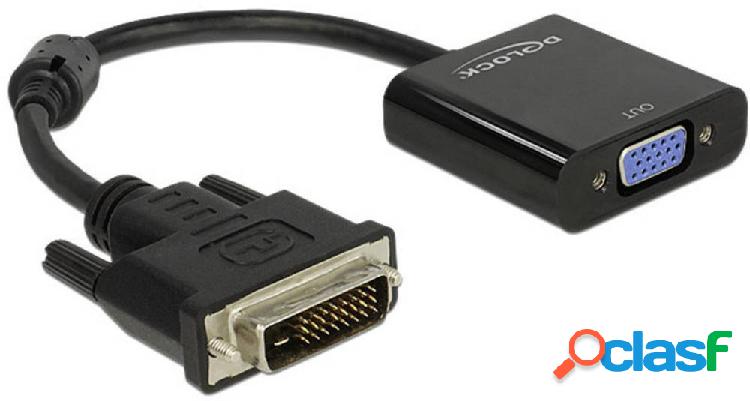 Delock 65658 DVI / VGA Adattatore [1x Spina DVI 24+1 poli -