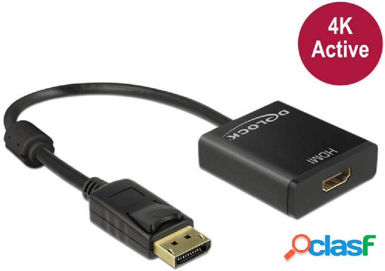 Delock DisplayPort / HDMI Cavo adattatore Spina DisplayPort,