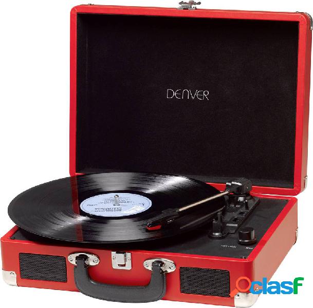 Denver VPL-120 Giradischi USB Rosso