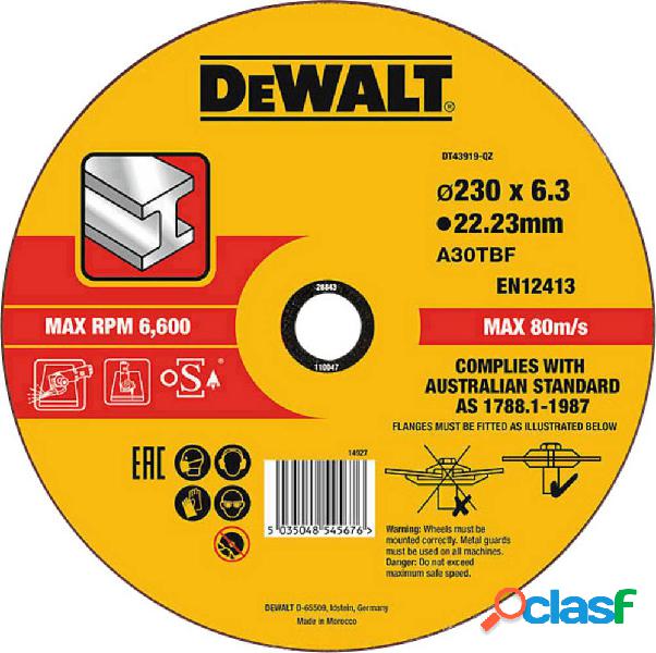 Dewalt DT43919-QZ DT43919 Disco di sgrossatura con centro