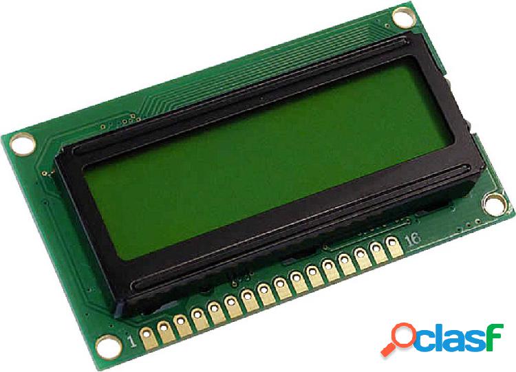 Display Elektronik Display LC Giallo-Verde 16 x 2 Pixel (L x