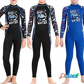 DiveSail Boys Girls' Rash Guard Dive Skin Suit Swimsuit