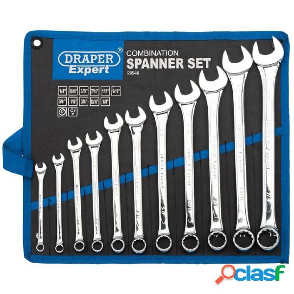 Draper Tools 11 Pezzi Set Chiavi Inglesi Misure Metriche