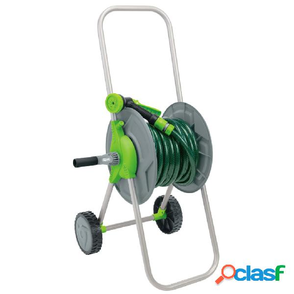 Draper Tools Kit Carrello per Tubo d'Irrigazione 15 m Verde