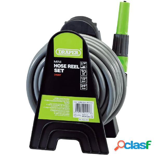 Draper Tools Mini Set Avvolgitubo 10 m Verde