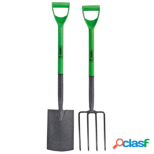 Draper Tools Set Pala/Forcella da Giardino Acciaio al
