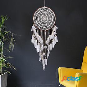 Dream Catcher Handmade Gift Hook Flower Dreamcatcher Feather