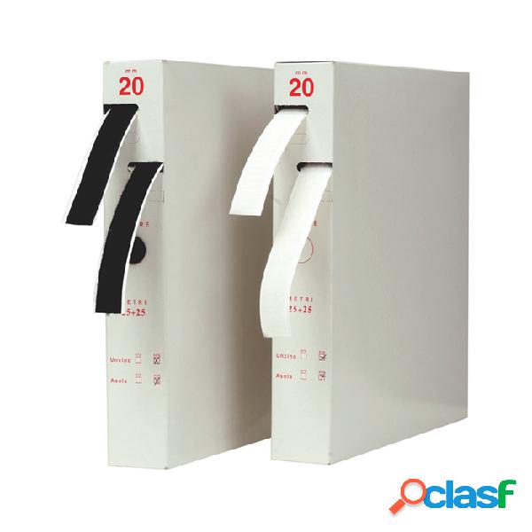 Duo strip DISPENSER standard 25 mt Nero. Contiene 2 rotoli