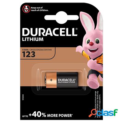 Duracell 1 Batteria CR123 3V Litio