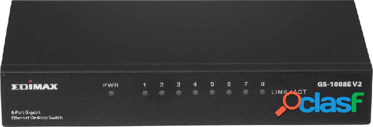 EDIMAX GS-1008E Switch di rete RJ45 8 Porte 1 GBit/s