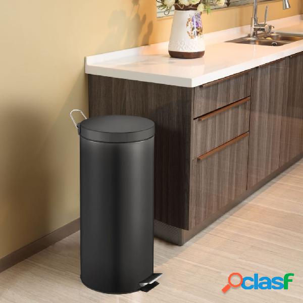 EKO Pattumiera a Gradini Classic 30 L Nera