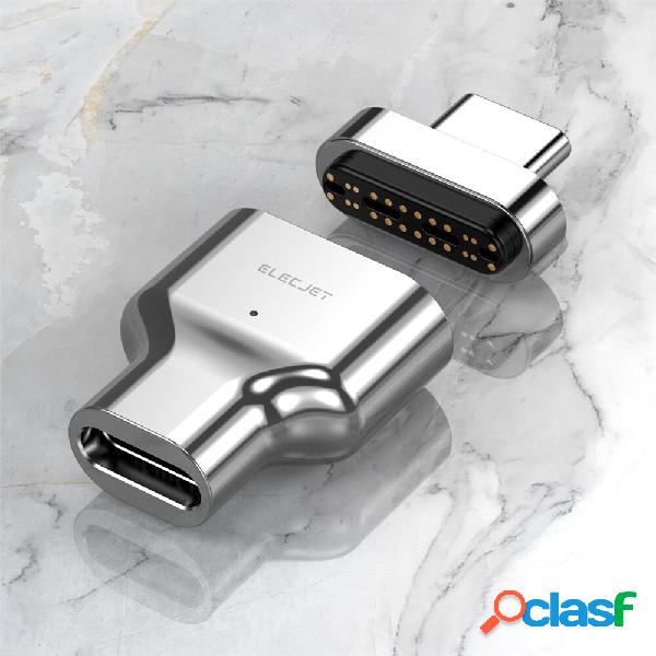 ELECJET Adattatore magnetico da USB-C a USB-C da 100 W a 24